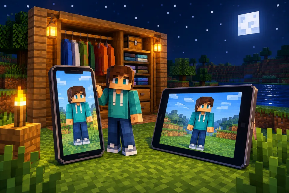 How to import a custom skin in Minecraft Bedrock (Windows, iPhone, Android)