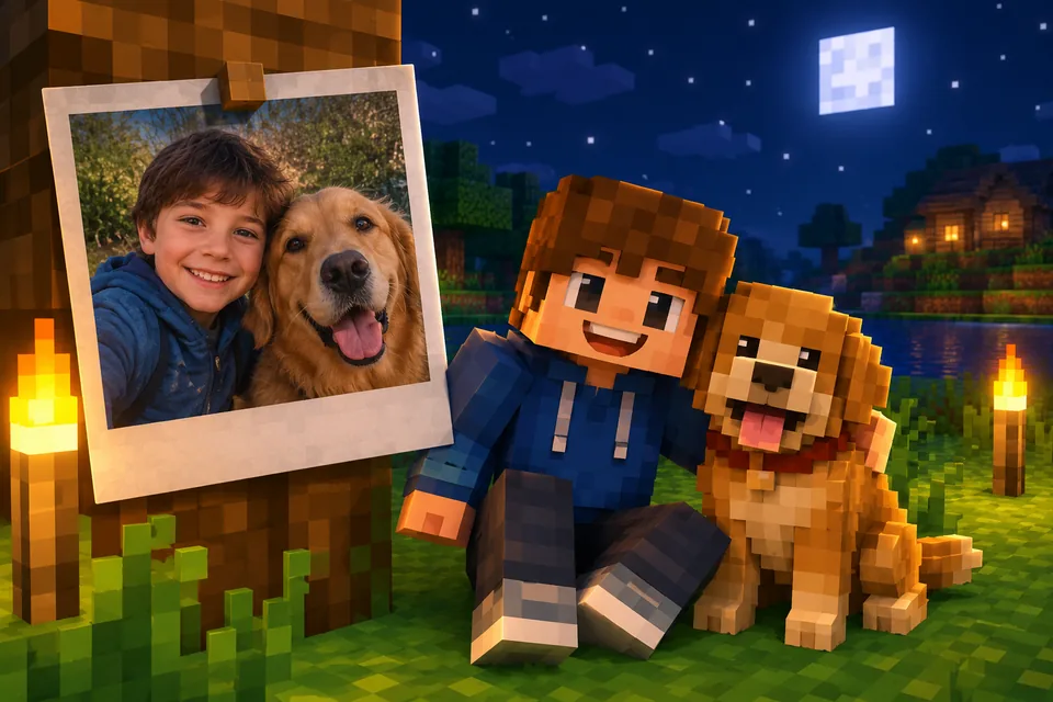 Best photo for an AI Minecraft skin: 5 rules with examples