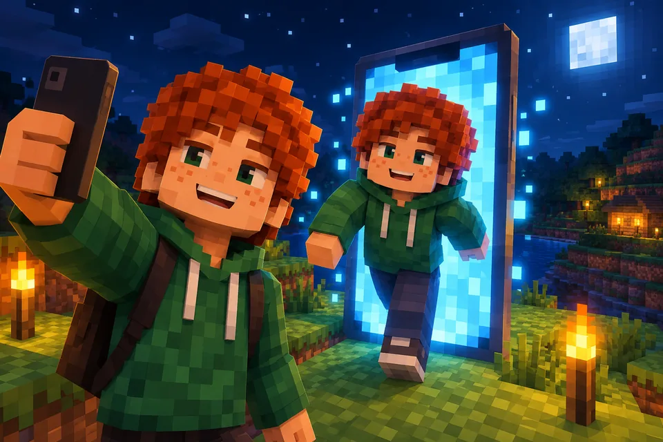 How to make a Minecraft skin of yourself (from a selfie or by hand)