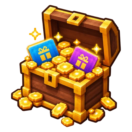 Treasure chest full of prizes
