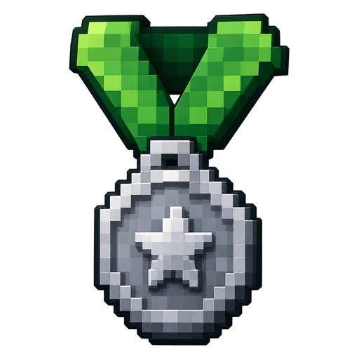 Second place medal