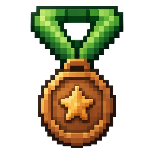 Third place medal