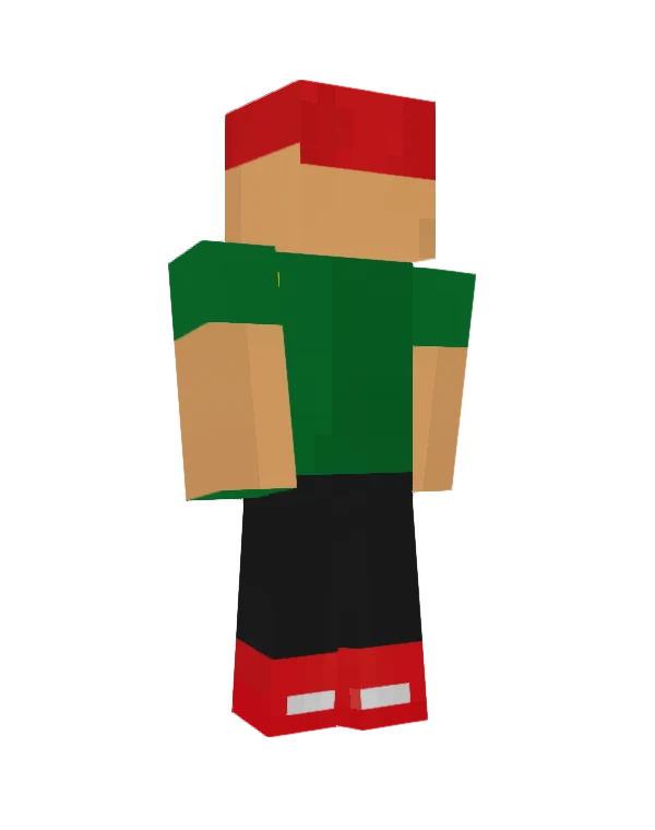 Bolt skin, back view