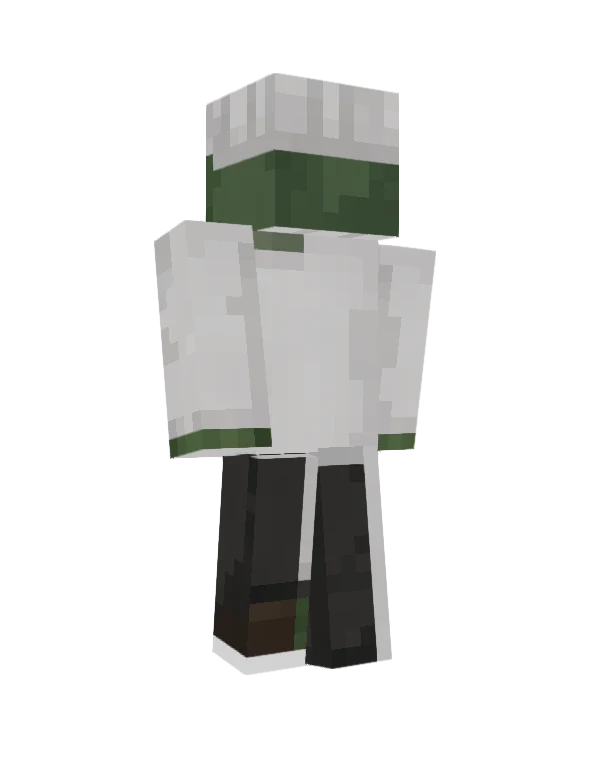 Chef Zed skin, back view