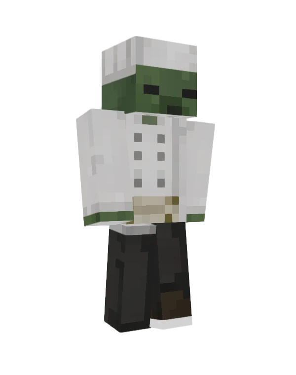 Chef Zed skin, front view