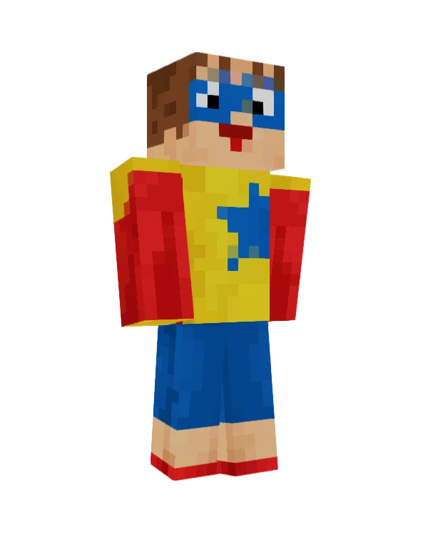 Captain Comet skin, front view
