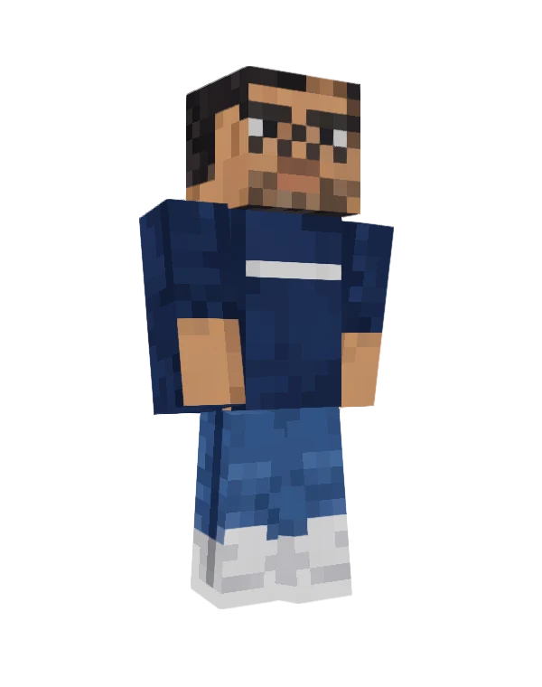Dev skin, front view