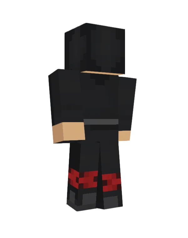 Kai skin, back view