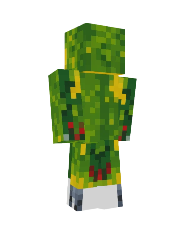Kiwi skin, back view