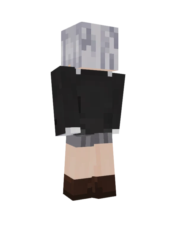 Yuki skin, back view